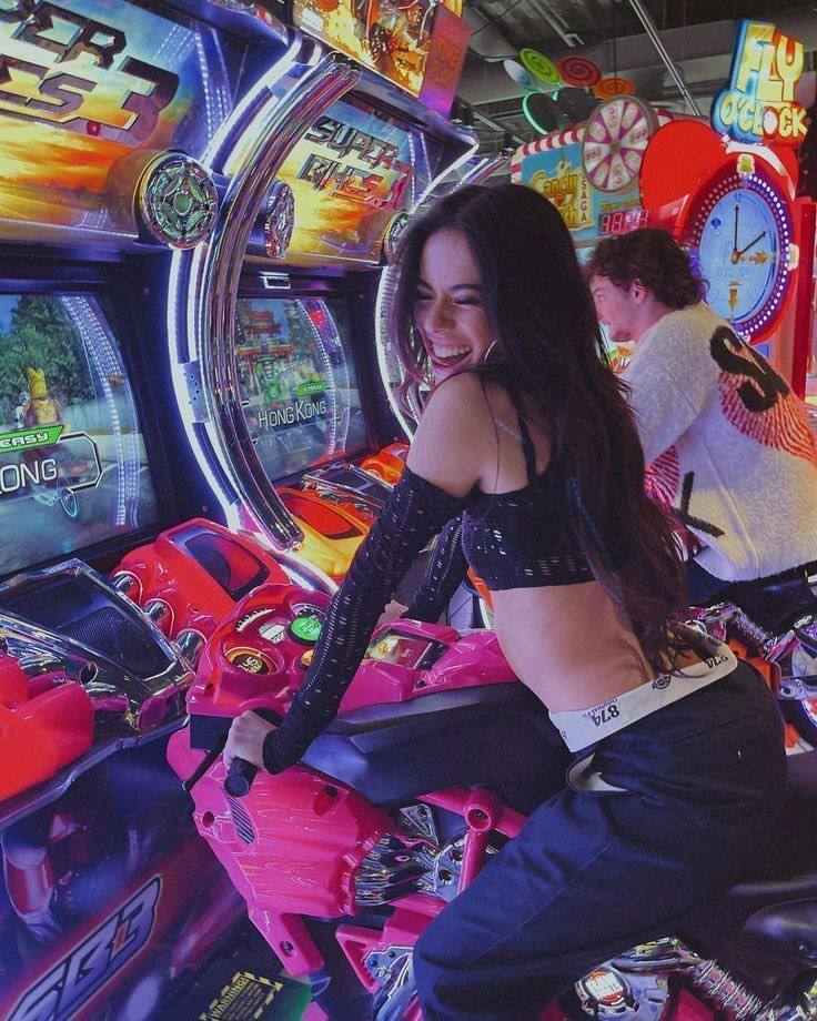 Wibee AI photoshoot “Y2K Arcade” — example 1