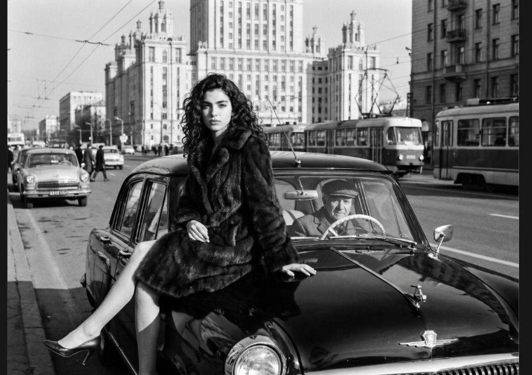 Превью пресета ИИ фотосессии Wibee: Прямиком из прошлого